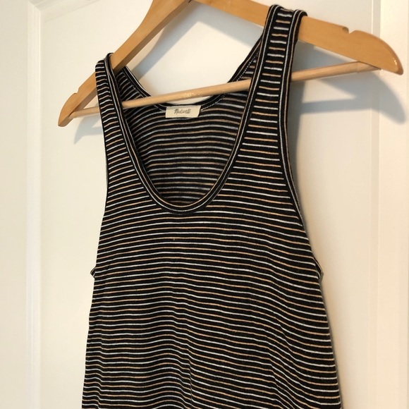 Madewel Striped Scoopneck Knit Dress, size S - Picture 5 of 6